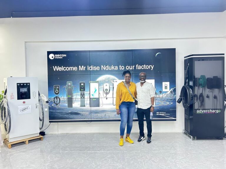 Comside at Secon power charging stations, Shenzhen China